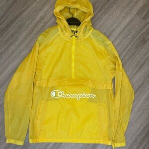 Champion Bright Yellow Hooded Jacket